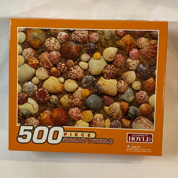 New Hoyle Shells 500 piece jigsaw puzzle - Picture 1 of 3